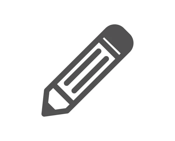 Icône Crayon Modifier Signe Symbole Équipement Dessin Écriture — Image vectorielle