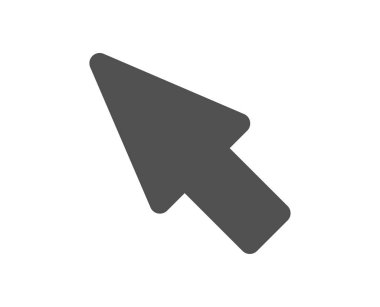 Fare imleci simgesi. İşaretçi işaret. Ok simgesini tıklatın. 