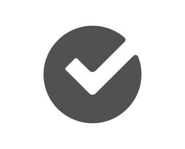 Simgesini denetleyin. Onay işareti onayladı. Onaylamak, bitmiş kabul et bir simge