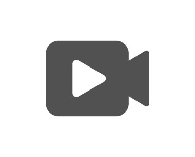 Video kamera simgesi. Film ya da sinema işareti