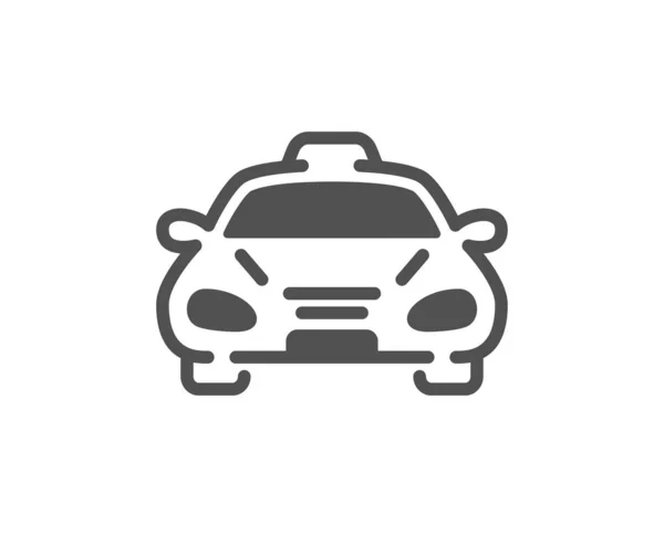 Taxi Cab Transport Icon Car Vehicle Sign — Stock Vector