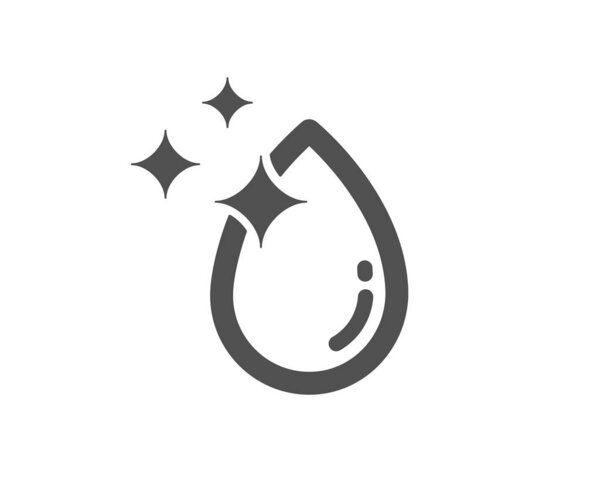 Значок капли воды. Чистый кристалл
.