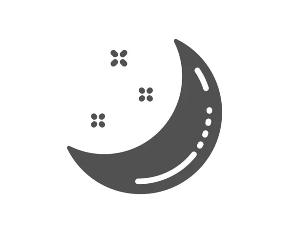 Mond Und Sterne Nachtzeichen Schlafsymbol — Stockvektor