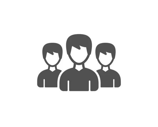 Group icon. Users or Teamwork sign.