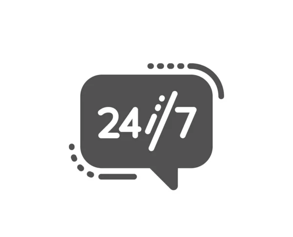 Icône Service Appelez Support Rétroaction Chat Symbole — Image vectorielle