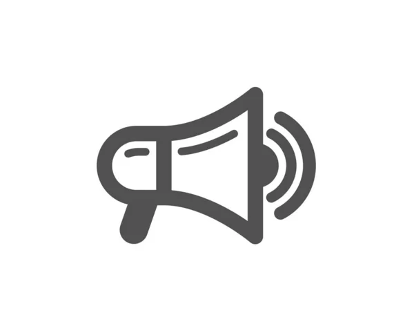 Icône Mégaphone Symbole Dispositif Publicitaire — Image vectorielle