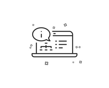 Çevrimiçi belgelerine satırı simgesi. Teknik Öğretim işareti. Geometrik şekiller. Rasgele çapraz öğelerin. Doğrusal çevrimiçi belgelerine simgesi tasarım. Vektör