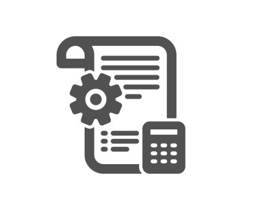 Ayarları simgesi blueprint. Karikatür aracı işareti mühendislik. COG dişli sembolü. Kalite tasarım öğesi. Klasik stil ikonu. Vektör