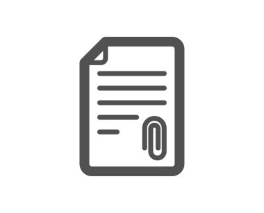 CV ek simgesini. Belge dosya simgesi. Kalite tasarım öğesi. Klasik stil ikonu. Vektör