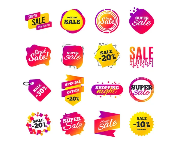 Venta Banner Plantillas Diseño Etiquetas Oferta Especial Cyber Lunes Descuentos — Vector de stock