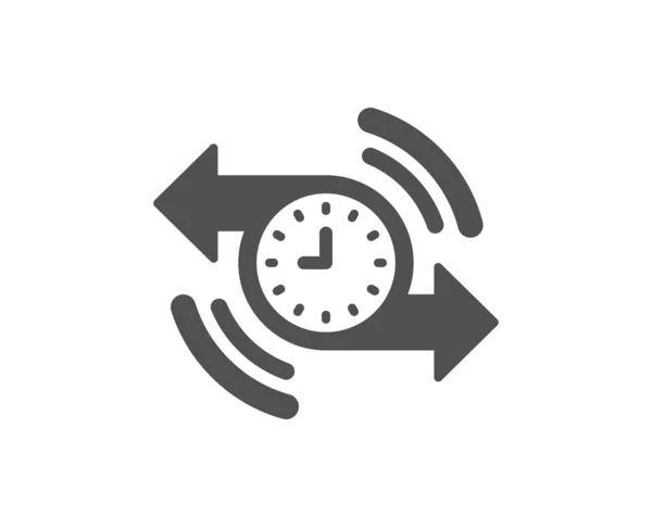 Значок Таймера Время Часы Знак Элемент Качественного Дизайна Икона Классического — стоковый вектор