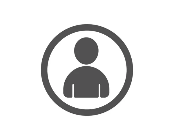 User Icon Profile Avatar Sign Person Silhouette Symbol Quality Design — Stock Vector