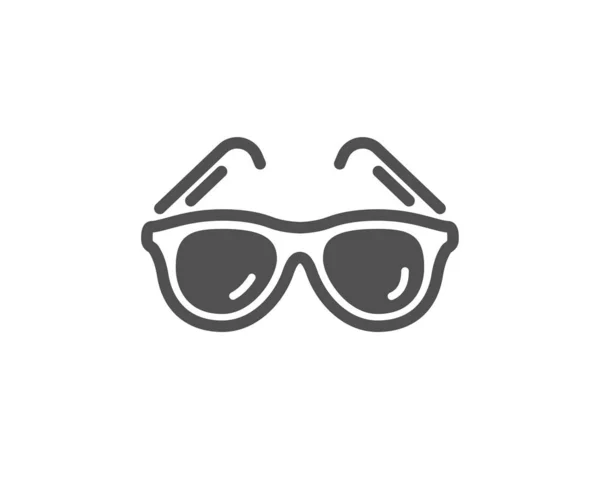 Icono Gafas Sol Señal Gafas Sol Viaje Símbolo Vacaciones Elemento — Vector de stock