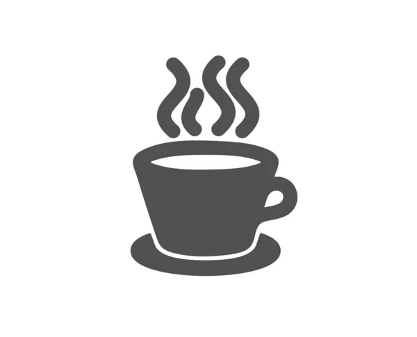 Ícone Chá Café Sinal Bebida Quente Símbolo Bebida Fresca Elemento — Vetor de Stock