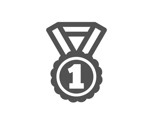 Belohnung Medaille Symbol Siegerleistung Oder Auszeichnungssymbol Ruhm Oder Ehre Zeichen — Stockvektor