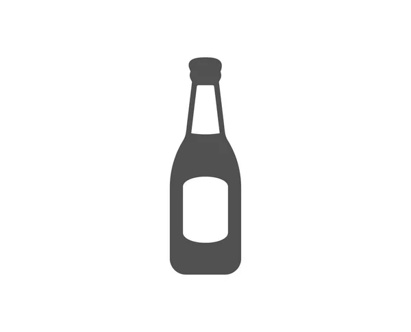 Icono Botella Cerveza Signo Cerveza Pub Craft Símbolo Bebida Cervecera — Archivo Imágenes Vectoriales