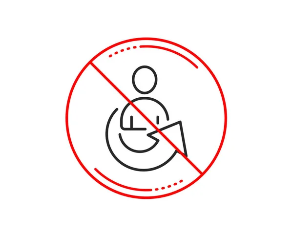Señal Stop Icono Línea Compartida Firma Gestión Empresarial Empleado Gerente — Archivo Imágenes Vectoriales