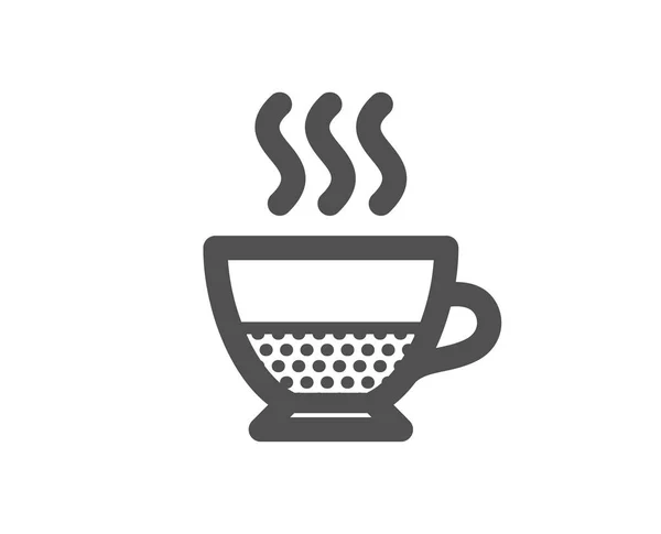 Kávé Doppio Ikonra Forró Ital Jele Ital Szimbólum Minőségi Díszítőelemet — Stock Vector