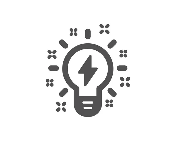 Inspirace Ikona Tvořivost Žárovka Lightning Bolt Znamení Symbol Grafického Umění — Stockový vektor