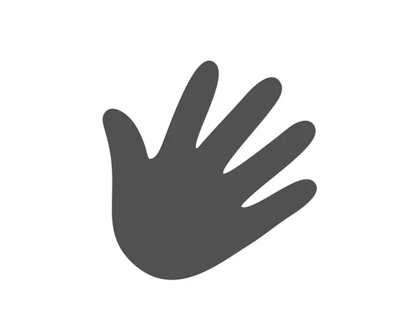 Handwinken Handzeichen Hochwertiges Gestaltungselement Klassische Stil Ikone Vektor — Stockvektor