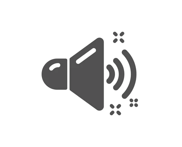 Значок Громкого Звука Музыкальный Знак Символ Музыкального Устройства Элемент Качественного — стоковый вектор