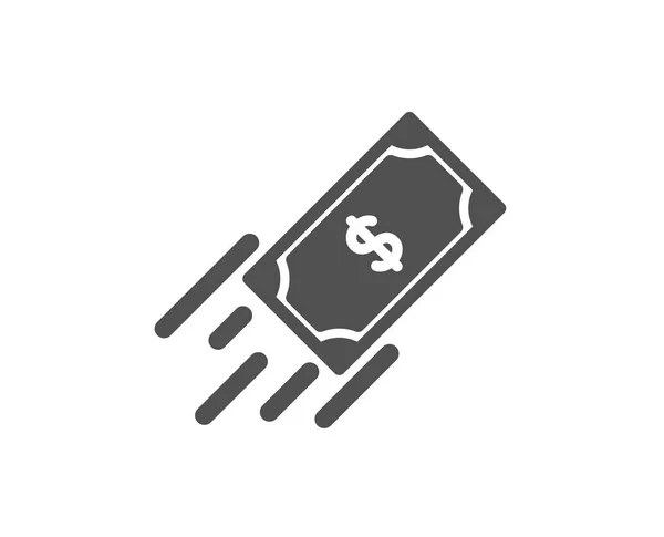 Symbol Für Schnelle Bezahlung Dollarumtauschzeichen Finanzsymbol Hochwertiges Gestaltungselement Klassische Stil — Stockvektor