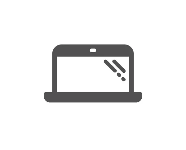 Het Pictogram Van Laptop Mobiele Computer Apparaat Teken Kwaliteit Ontwerpelement — Stockvector