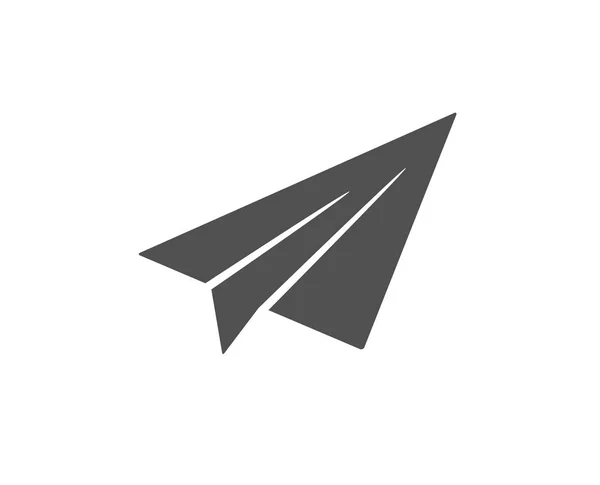 Kağıt Uçak Simgesi Uçak Uçuş Taşıma Işareti Paylaşım Sembolü Kalite — Stok Vektör