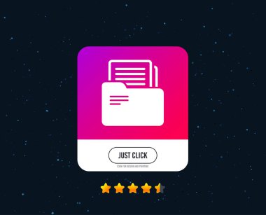 Belge klasörü işaret. Muhasebe Ciltçi simgesi. Defter tutma yönetimi. Web veya Internet simgesi tasarım. Derecelendirme yıldız. Düğmesini tıklatın. Vektör