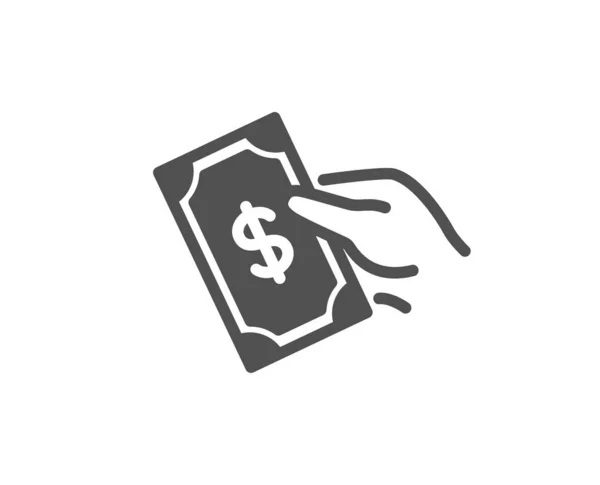 Het Pictogram Van Betaling Uitwisseling Dollarteken Financiën Symbool Kwaliteit Ontwerpelement — Stockvector