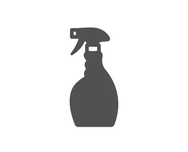 Icône Nettoyage Liquide Lavage Symbole Nettoyant Panneau Équipement Ménager Élément — Image vectorielle