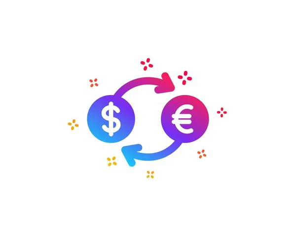 Money exchange icon. Banking currency. Vector — Stock Vector