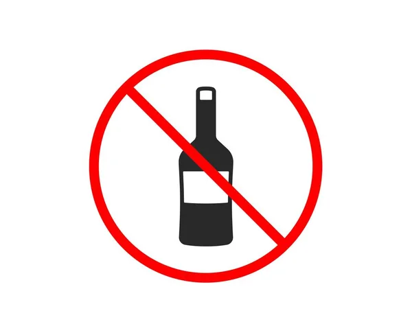 Икона бутылки вина. Знак Мерло или Каберне Совиньон. Вектор — стоковый вектор