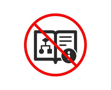 No or Stop. Technical algorithm icon. Project documentation sign. Prohibited ban stop symbol. No technical algorithm icon. Vector clipart svg vector 
