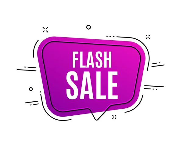 Etiqueta De Venta Flash. Signo De Precio De Oferta Especial