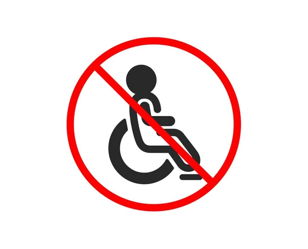 アイコンを無効にします。障害者用車椅子サイン。ベクトル — ストックベクタ