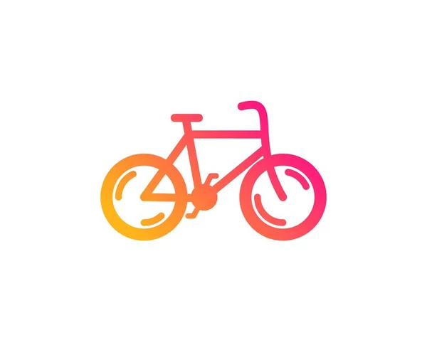 Fahrradtransport-Symbol. Fahrrad öffentliche Verkehrsmittel Schild. Vektor — Stockvektor
