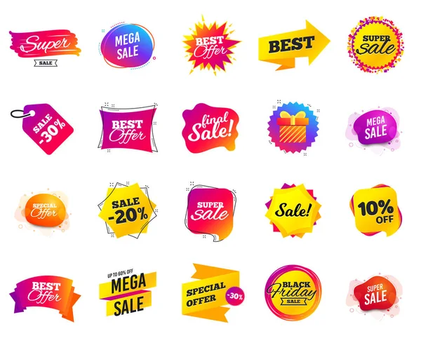 Sale Banner Special Offer Template Tags Cyber Monday Sale Discount — Stock Vector