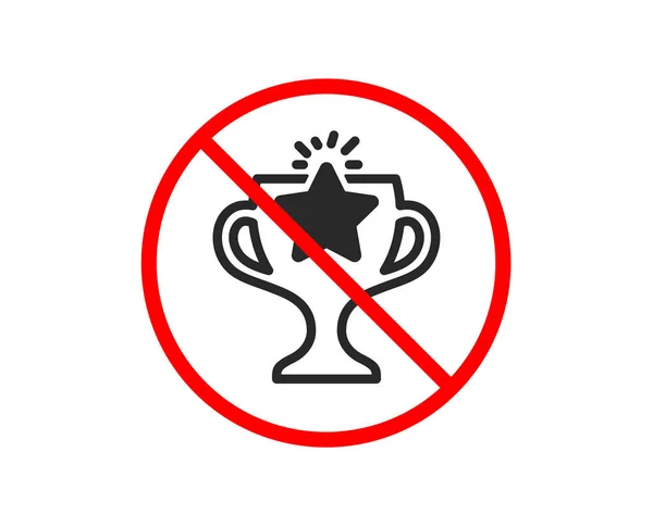 Winner cup icon. Sport Trophy. Vector — Stock Vector