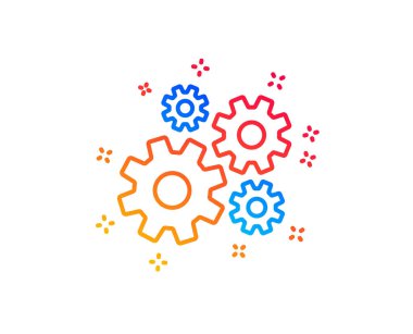 Gizli tekerlek çizgisi simgesi. Mühendislik aleti işareti. Vektör