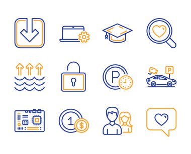 Anakart, Usd sikkeleri ve Yük belge simgeleri ayarlayın. Aşkı ara,