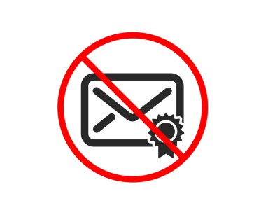 Doğrulanmış Posta simgesi. Onaylı İleti yazışma işareti. Vecto