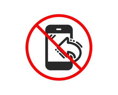 Çağrı merkezi hizmet simgesi. Gelen telefon görüşmesi işareti. Vektör