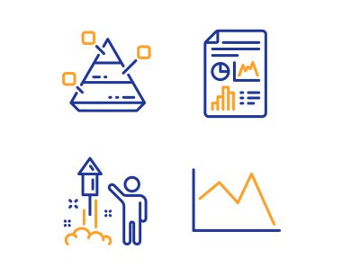 Belgeyi, Piramit grafiğini ve Havai Fişek simgelerini ayarlayın. Çizgi cha