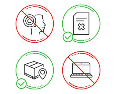 Paket izleme, Yazar ve Sil dosya simgeleri ayarlandı. Not defteri işareti