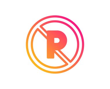 Park simgesi yok. Otopark tabelası yasaktır. Vektör