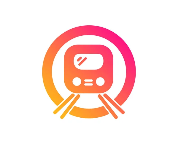 Metro subway transport icon. Public underground transportation s