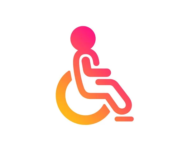 Reabled icon. Знак инвалидного кресла. Вектор — стоковый вектор