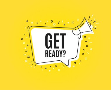 Hazır sembolü alın. Özel teklif işareti. Vektör