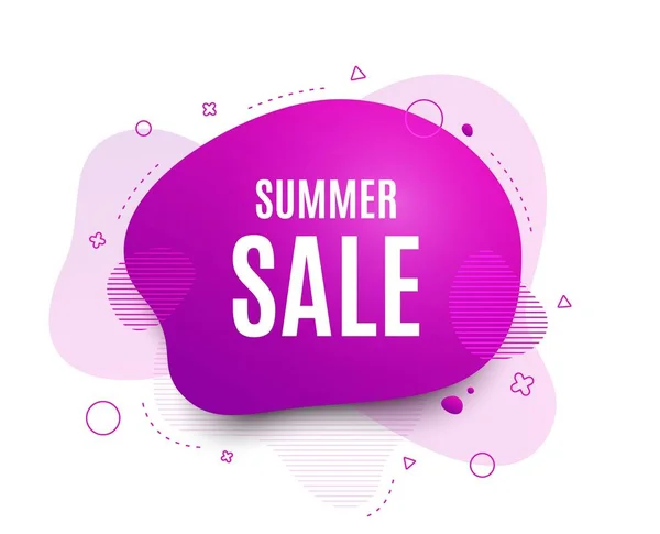 Summer Sale. Special offer price sign. Vector — Stock Vector